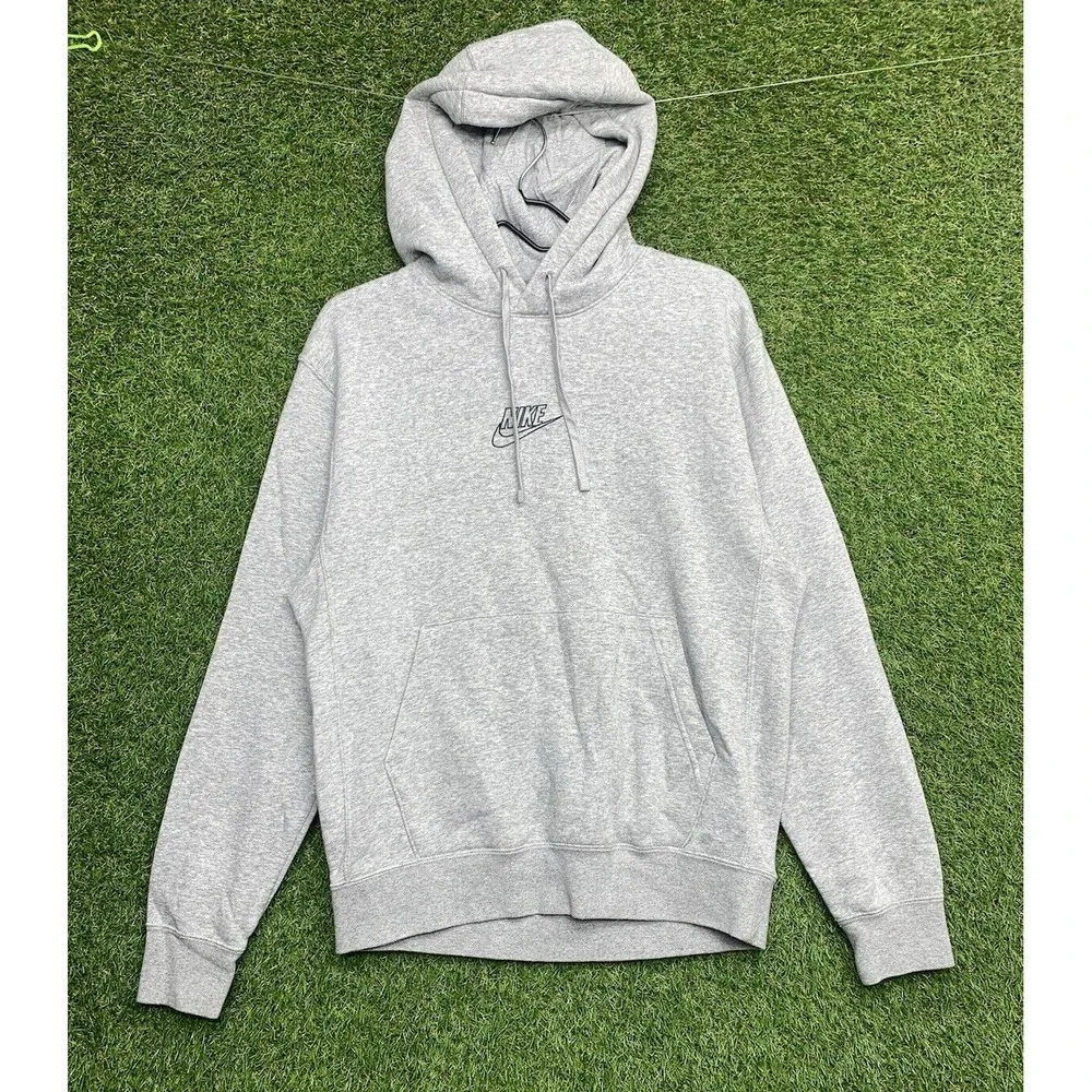 Nike Hoodie Mens Small Jumpman Air Jordans Fleece All Over Print Y2K 2000s 90s